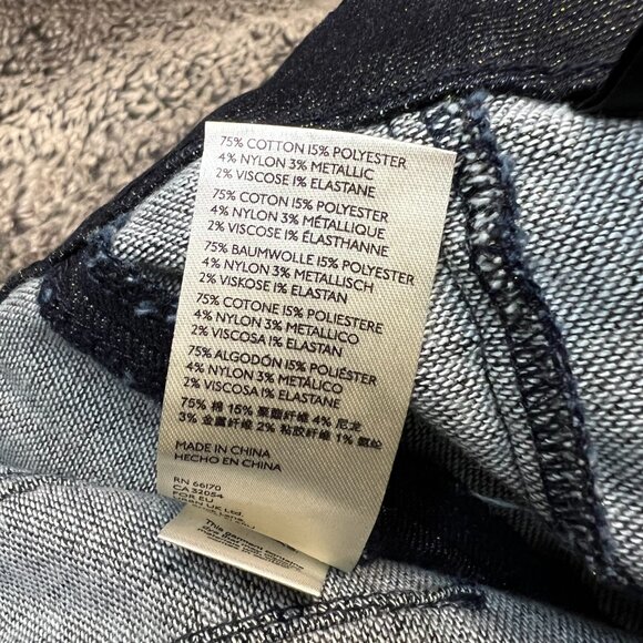 Pilcro -Anthropologie shimmer denim high rise legging, Size 27 - Picture 5 of 5